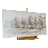 ACRYLBILD HANDGEMALT 120/60 cm - Taupe, Holz/Textil (120/60cm) - KUNSTLOFT