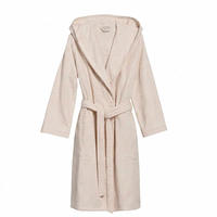 BADEMANTEL DAMEN KAPUZE CALM ESSENCE NATUR - 869 - Beige, Textil (Snull) - MÖVE