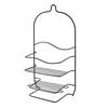 BADEZIMMERREGAL Carl 21,5/11/40,5cm Schwarz - Schwarz, Metall (21.5/40.5/11cm) - Mondex