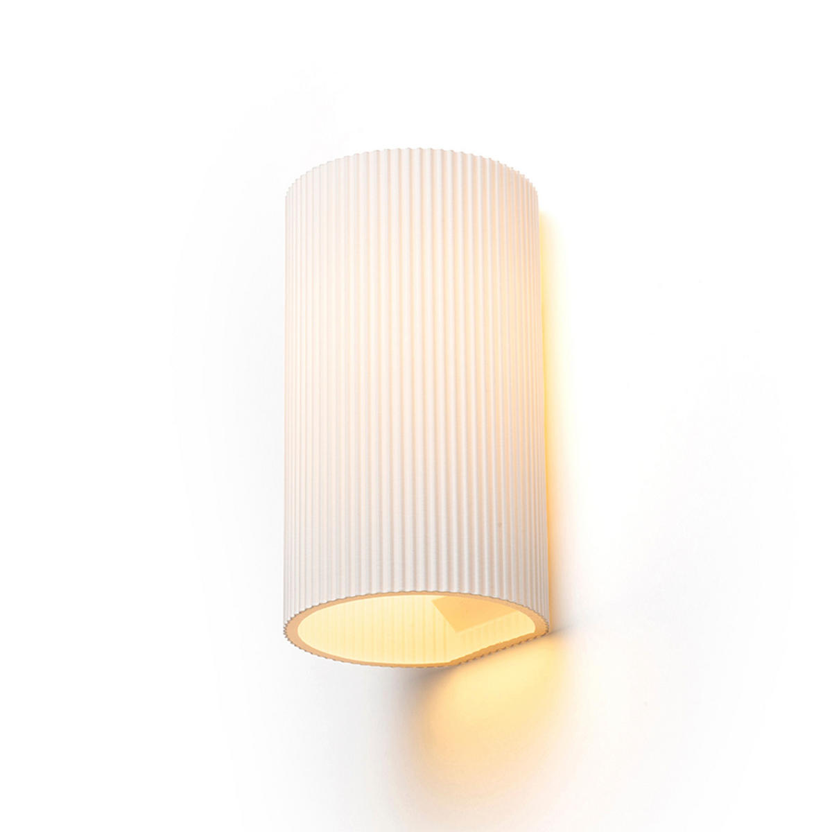 WANDLEUCHTE CALLUM RL2 250 Weiß Eco PLA 15 W - Weiß, Kunststoff (142/25/13cm) - Rendl