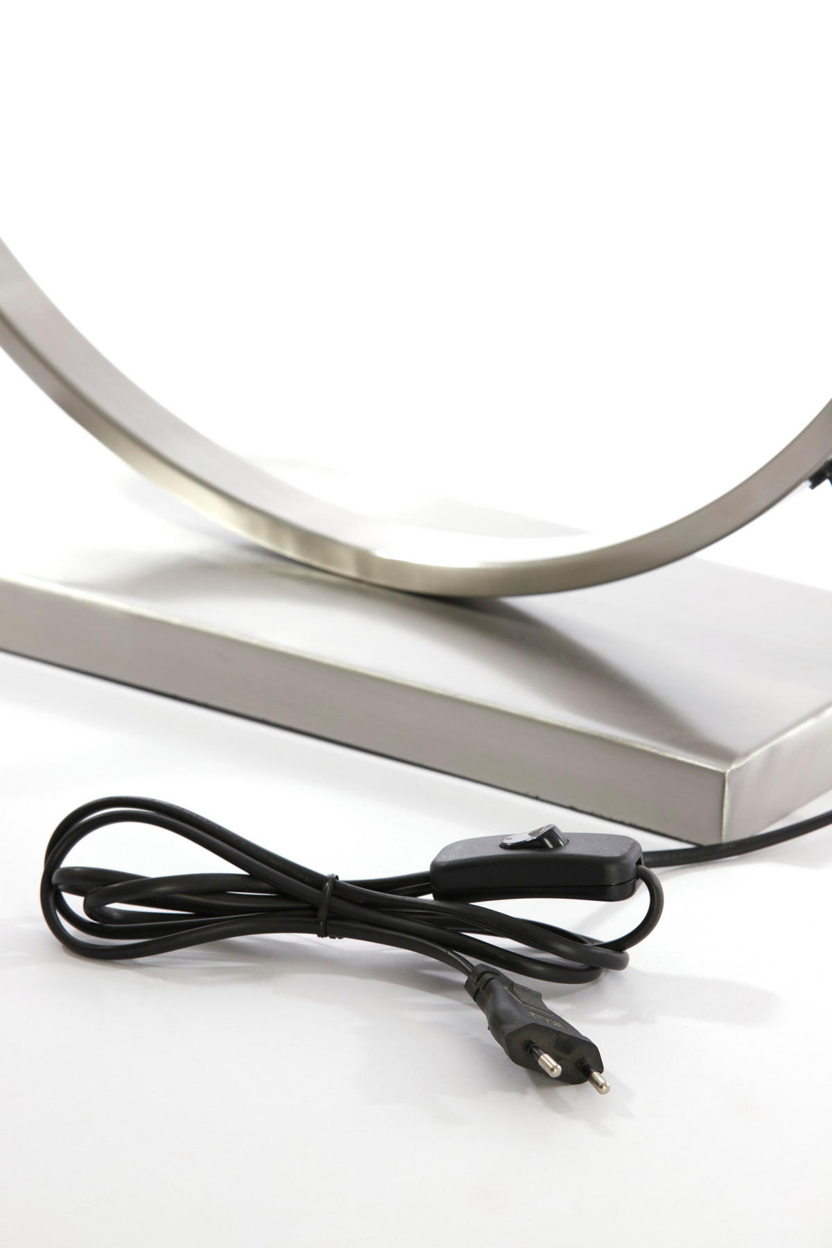 LAMPENFUSS Liva Silber Ø50/62 cm - Silberfarben, Metall (50/15/57cm) - Light & Living