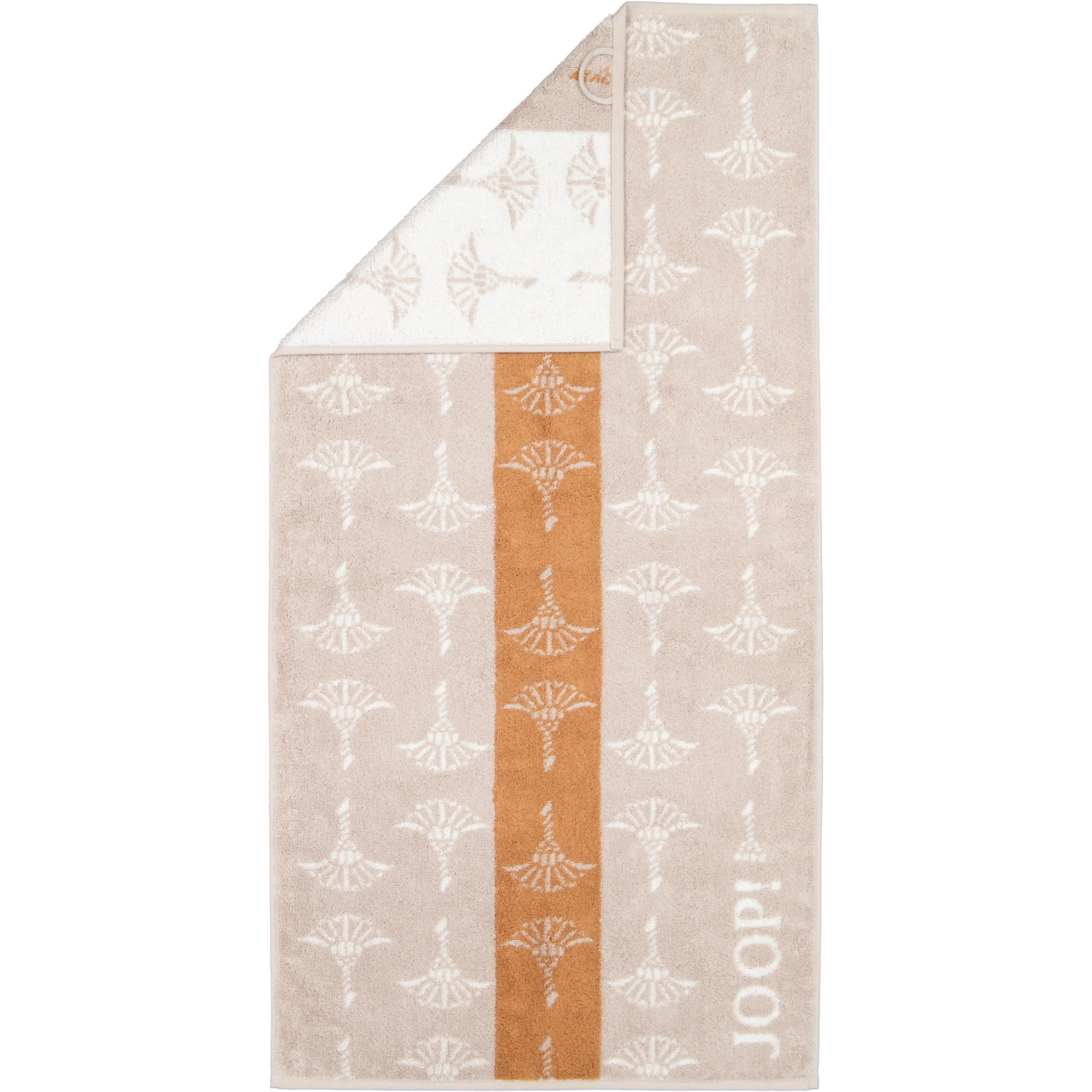 HANDTUCH DIVIDED CORNFLOWER 1706 NATUR - 36 - Beige, Textil (50/100cm) - Joop!