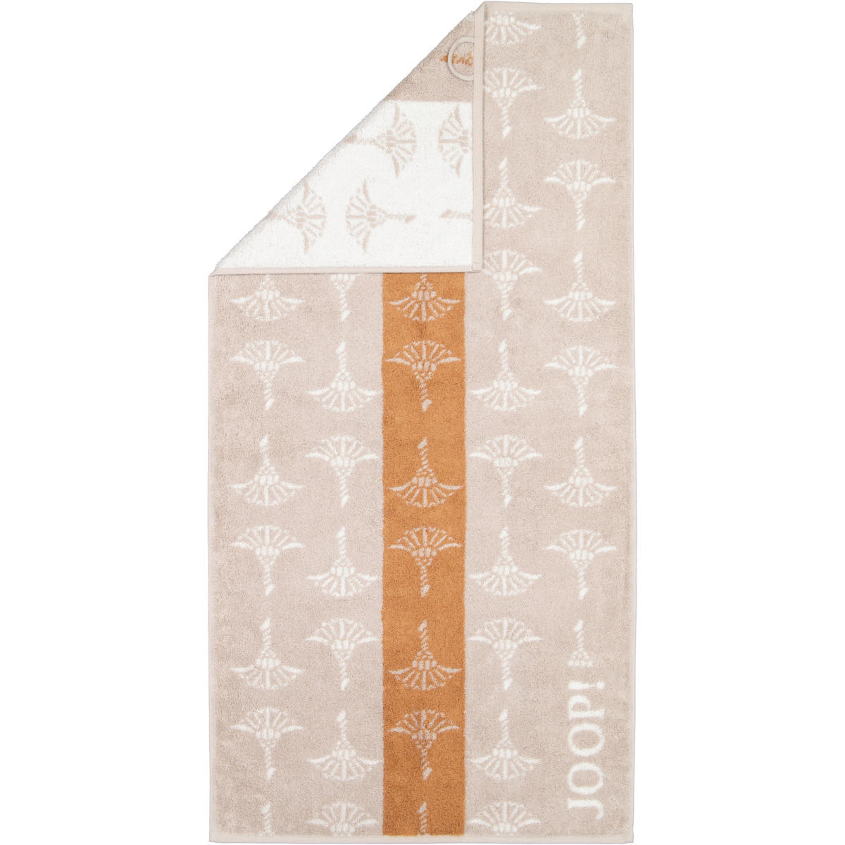 HANDTUCH DIVIDED CORNFLOWER 1706 NATUR - 36 - Beige, Textil (50/100cm) - Joop!