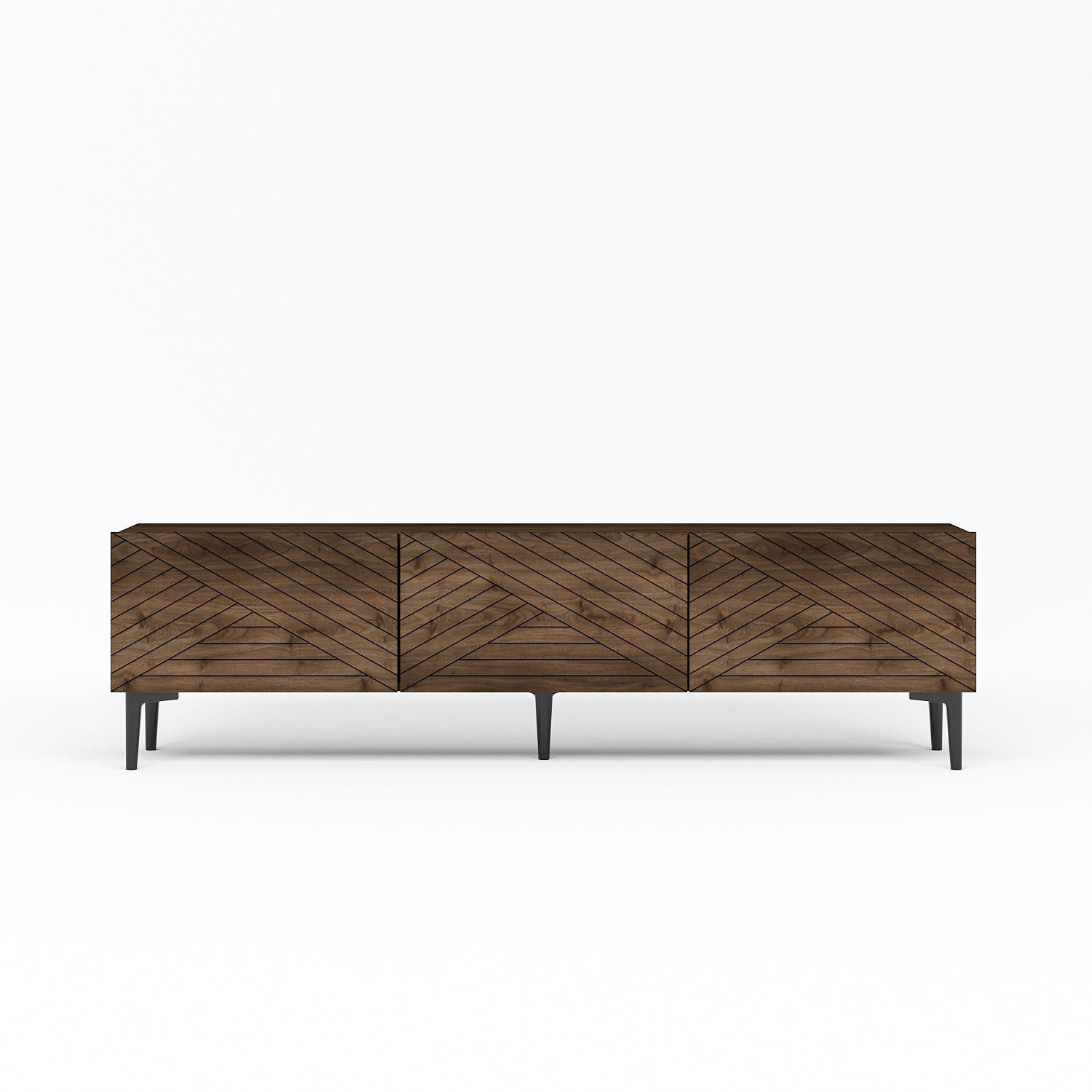 TV-MÖBEL felix Braun - Braun, Holz (31/44/160cm) - Habitat Garten