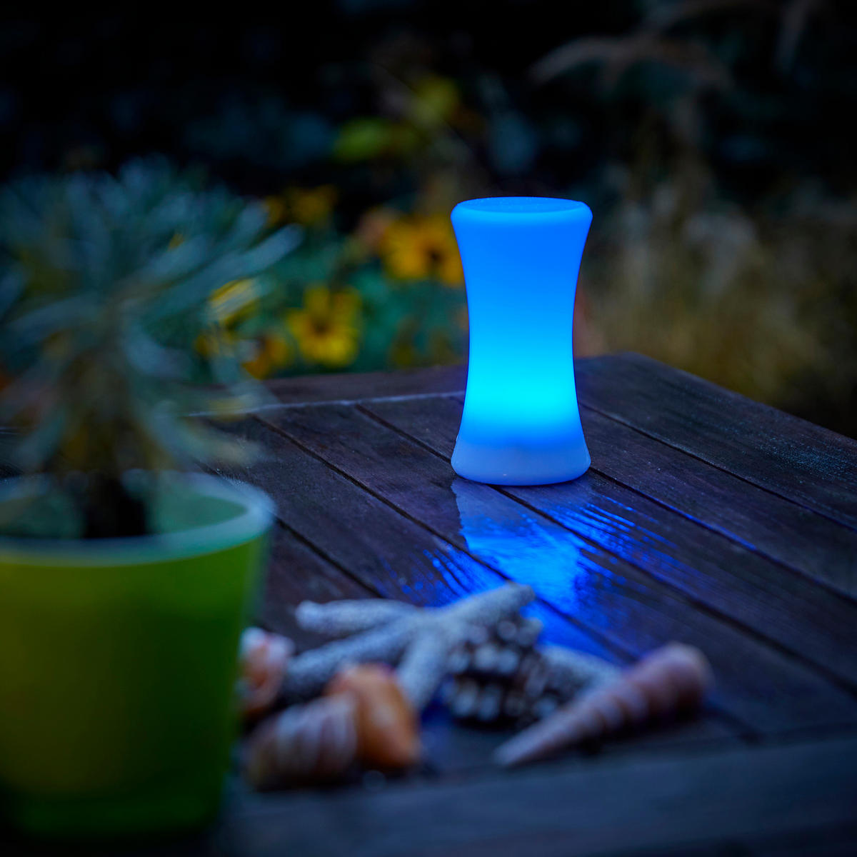 LED-NACHTLICHT - spritzwasserfest mit Bewegungsmelder und Induktionsladung für Innen- und Außenbereich, 2er-Set - Weiß, Kunststoff (7/12.8/16.5cm) - Northpoint