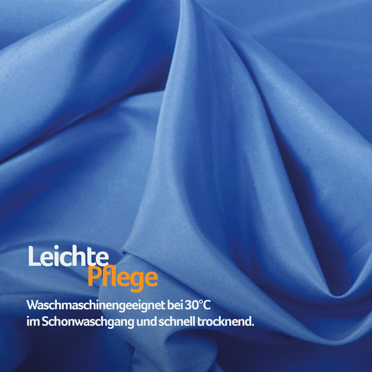 VORHANG Blickdicht ( 140x245cm ) mit Kräuselband / Universalband in Blau - Blau, Textil (140/245cm) - Bestlivings