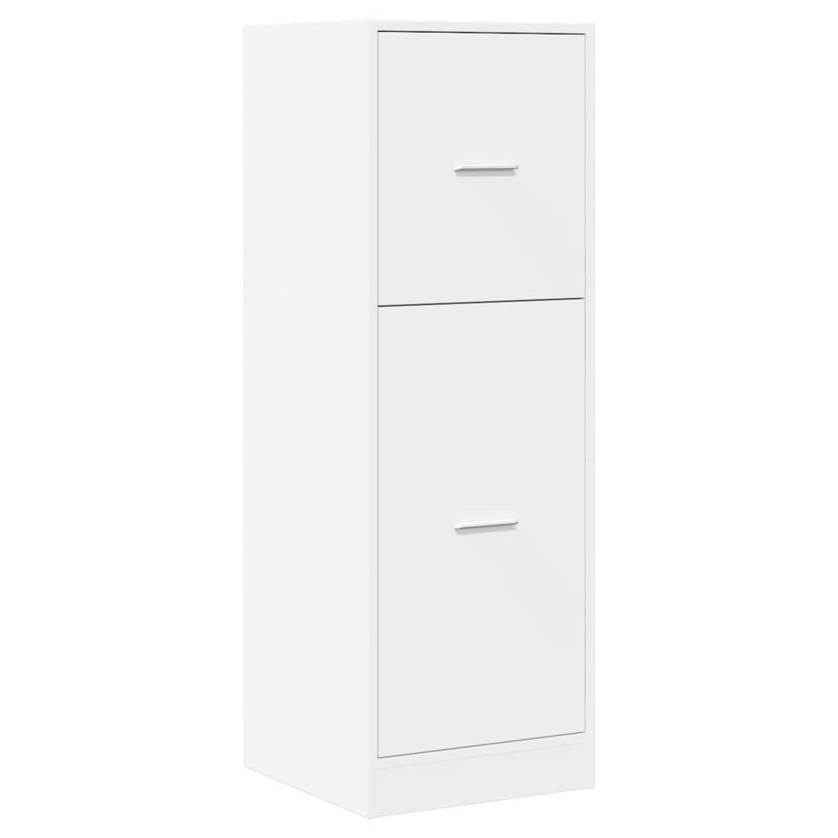 APOTHEKERSCHRANK Weiss 40/41/118 Cm Holzwerkstoff - Weiß, Holzwerkstoff (41/118/40cm) - vidaXL