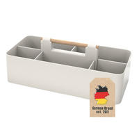 MAKE UP ORGANIZER 32/15.5/8 cm (Weißgrau) - Weiß, Kunststoff (15.5/8/32cm) - Intirilife