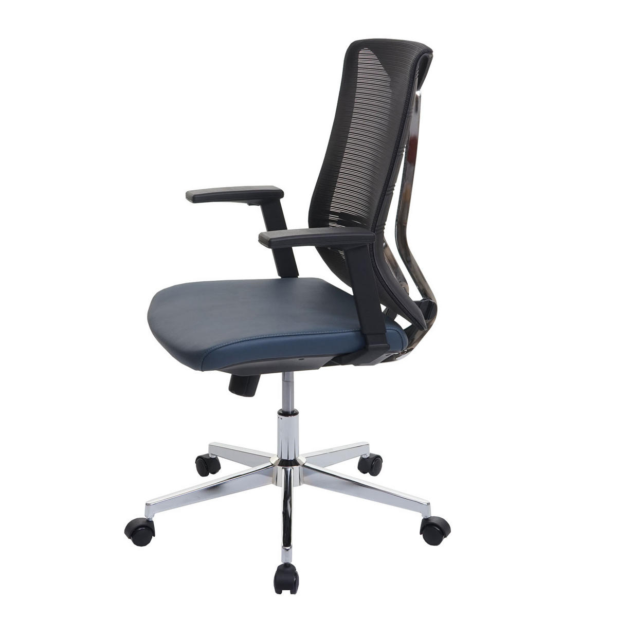 BÜROSTUHL Blau - Blau, Textil (65/110/66cm) - MCW