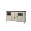 SIDEBOARD EVANDRO 181x42x93 cm mit 4 Schubladen und 2 Türen Beige - Beige, Holzwerkstoff (181/93/42cm) - MASSENO