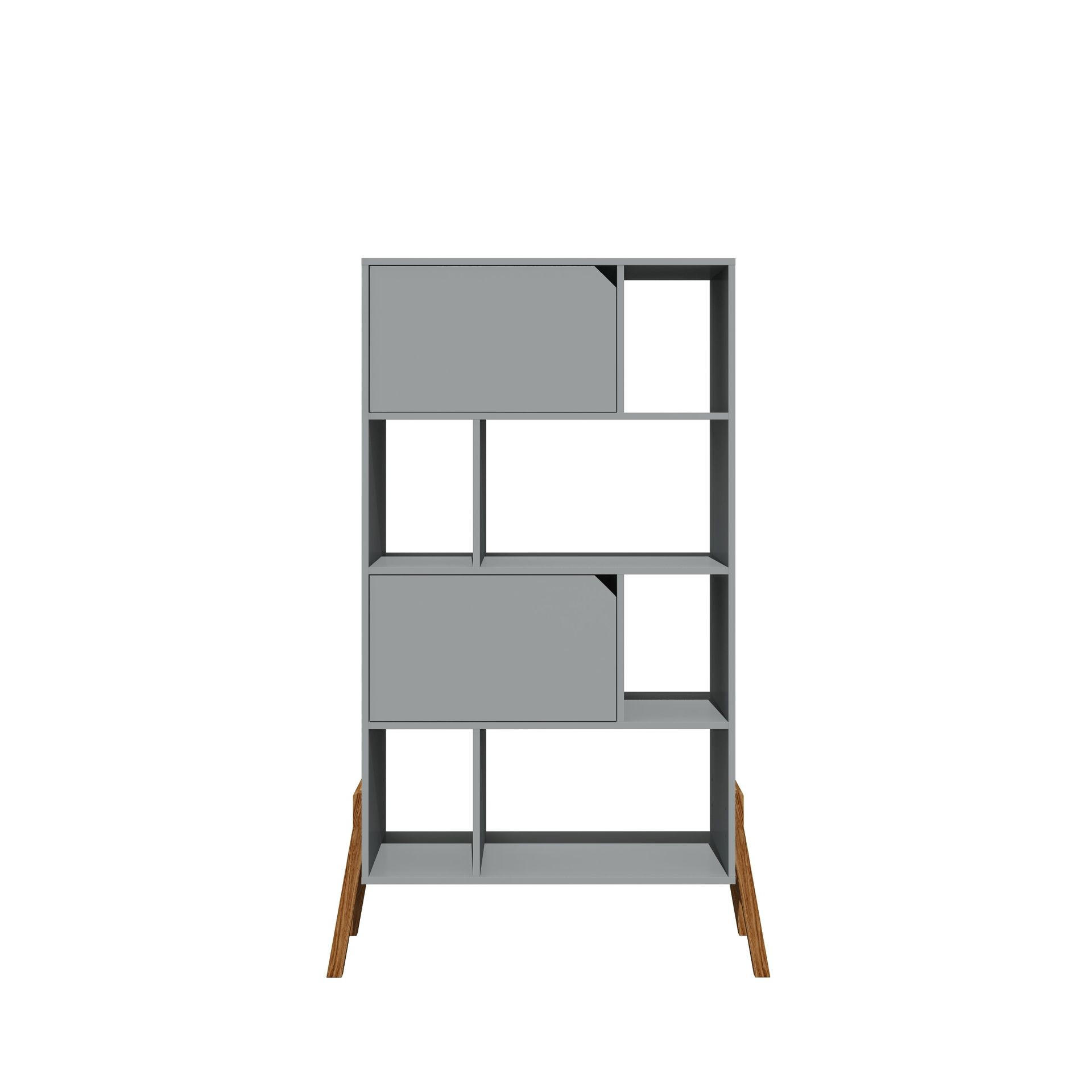 KINDERREGAL Lotta - Grau, Holzwerkstoff (103/163/39cm) - RAUMHIRSCH FURNITURE