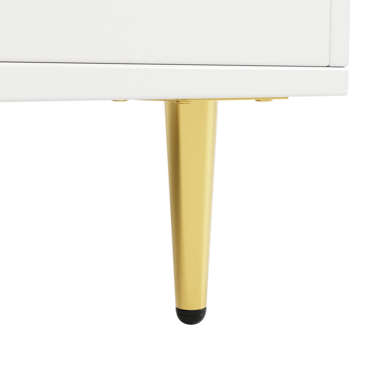 GESCHIRRSCHRANK aus MDF 145x39x171 cm in Weiß mit Glastür & Weinregal - Weiß, Holzwerkstoff (145/171/39cm) - Modfu