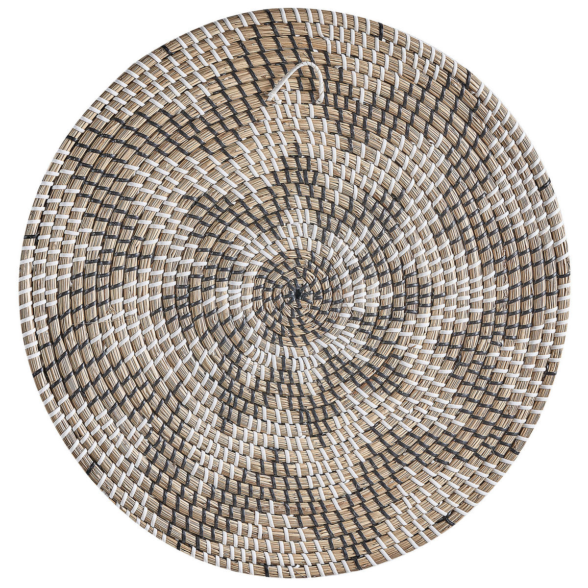 WANDDEKORATION Seegras beige Laocai - Beige, Naturmaterialien (45/45/1cm) - Beliani