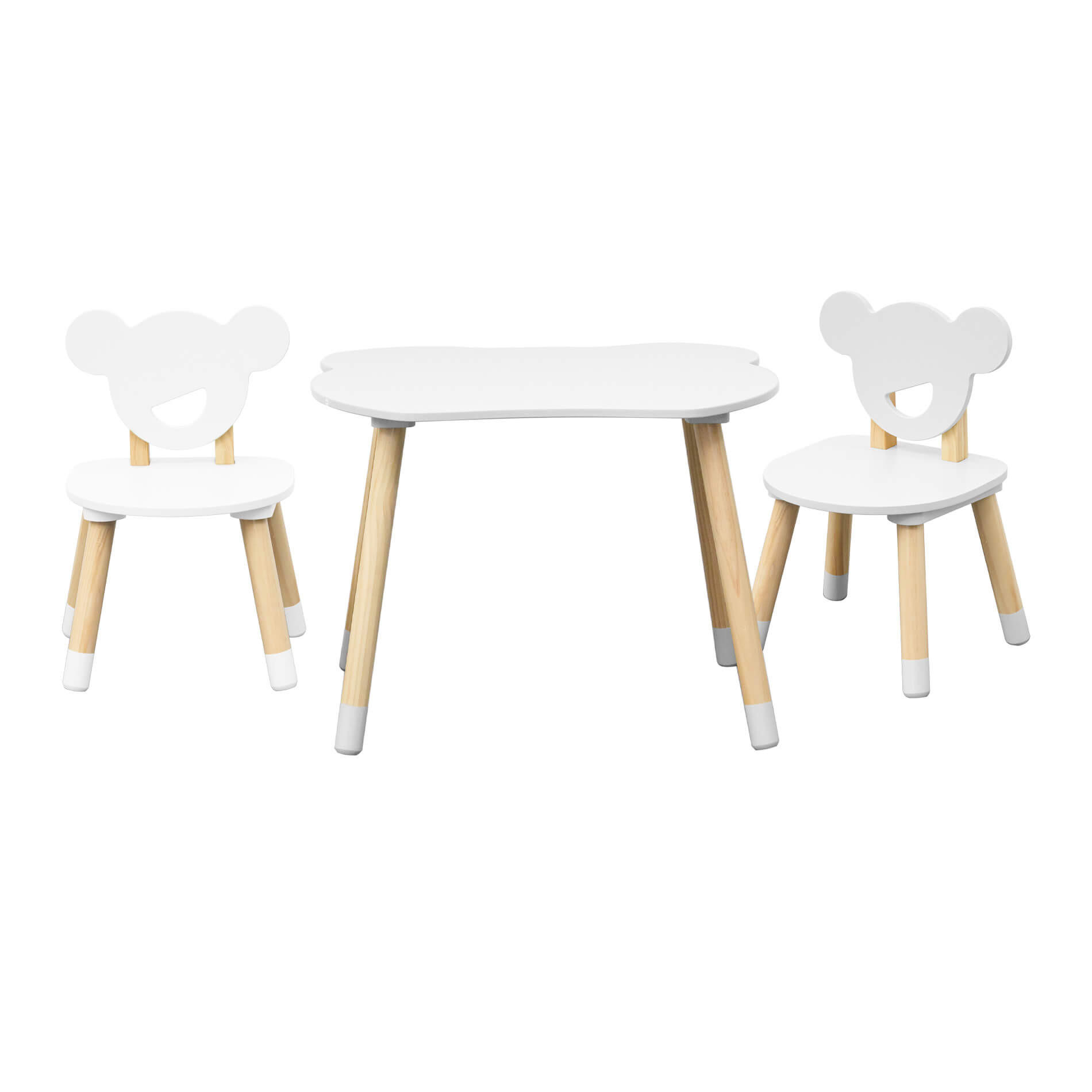 KINDERSITZGRUPPE Weiß 56/60/44 cm - Weiß, Holzwerkstoff (60/44/56cm) - Mobili Rebecca