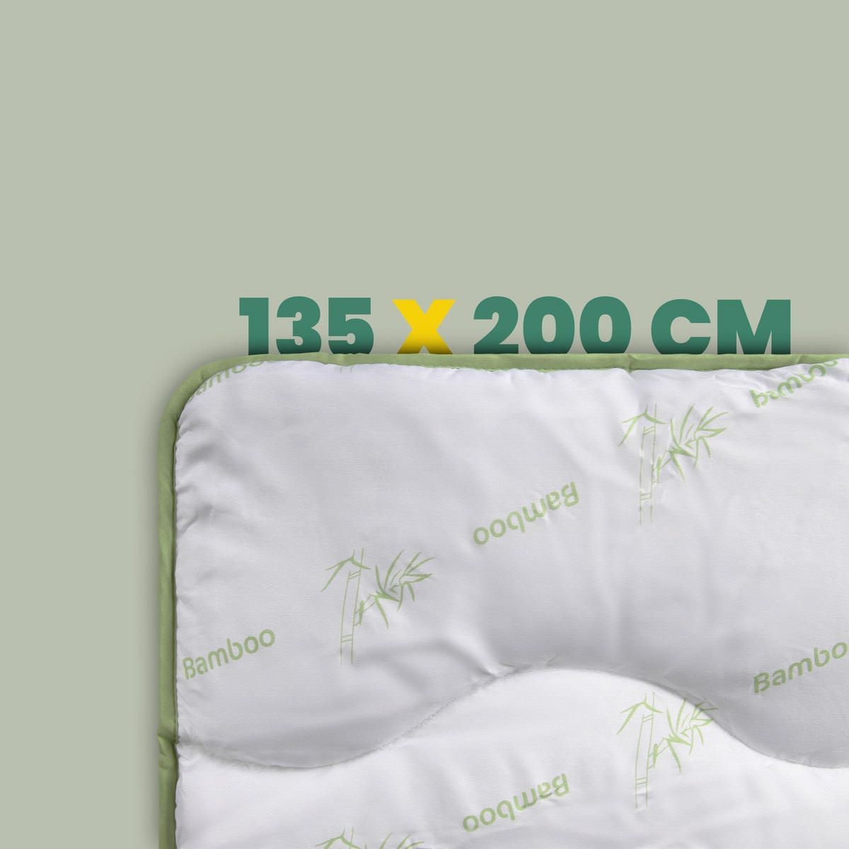 STEPPBETT Bamboo mit Bambusveredelung temperaturausgleichend 135x200 cm - Weiß, Textil (135/200cm) - Bestlivings