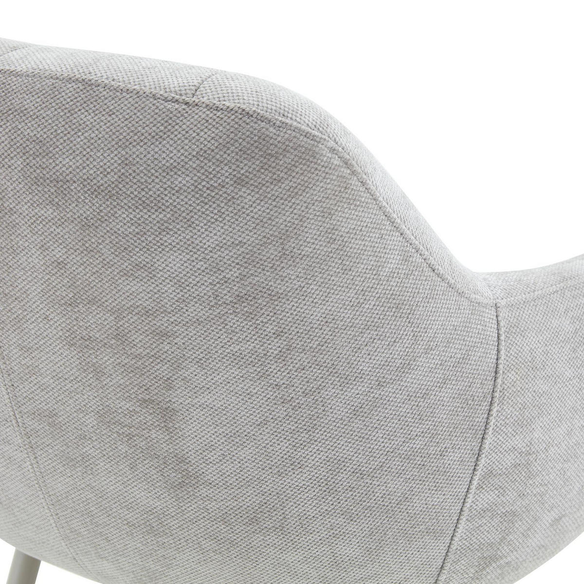 ESSZIMMERSTÜHLE SOMA 2er-Set hellgrau - Hellgrau, Textil (64/83/68cm) - IDIMEX