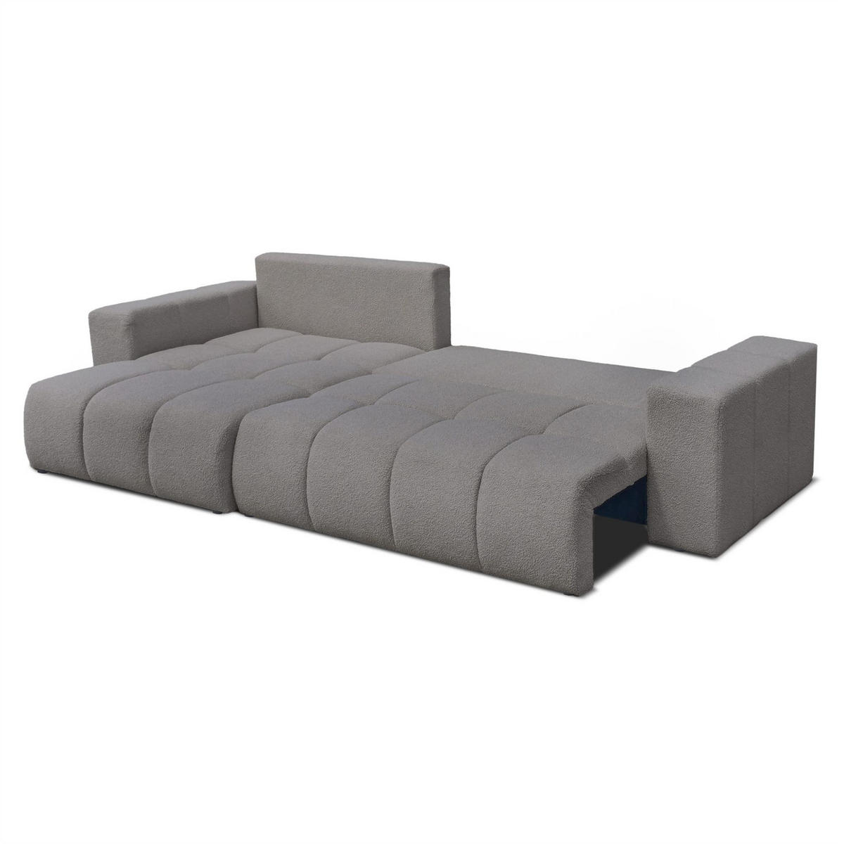 ECKSOFA Anabel Max Mit Schlaffunktion - Dunkelgrau, Holzwerkstoff/Textil (278/145cm) - Fun Möbel