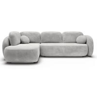 ECKSOFA Grau OLIVIO II Ausziehbar Links - Grau, Textil (289/190cm) - Sepro Meble