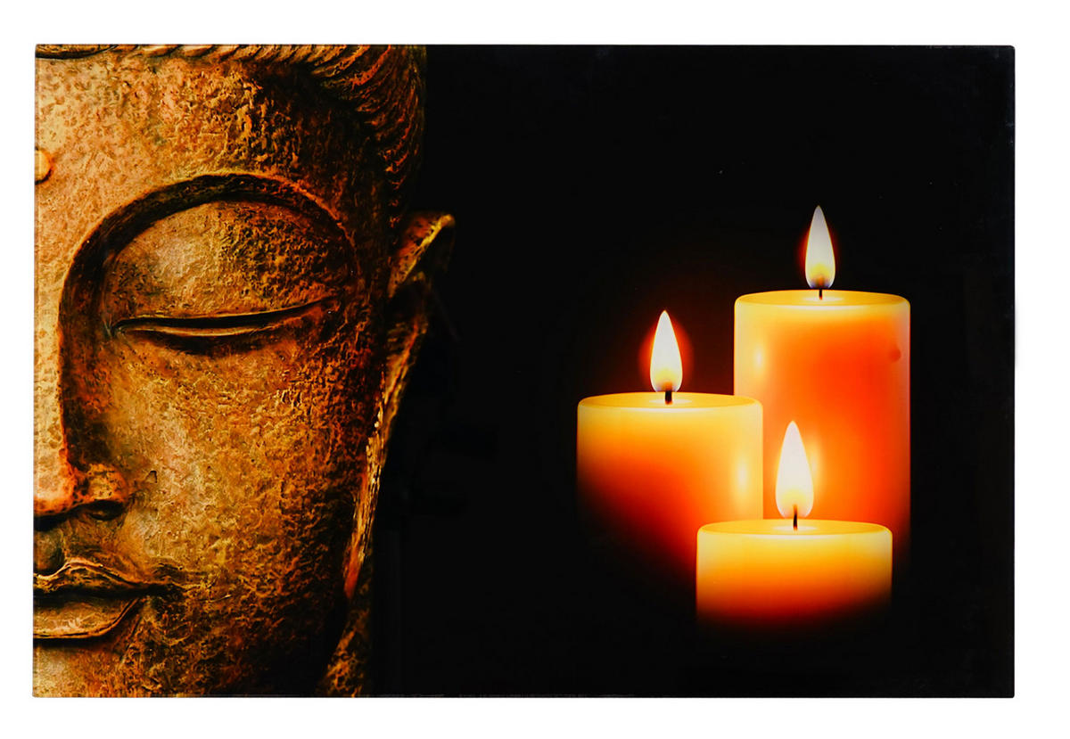 GLASBILD BUDDHA Multicolor - Multicolor, Glas (60/40cm) - MCW