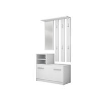 GARDEROBE Kolom - Weiß, Holzwerkstoff (85/180/24cm) - MIRJAN24