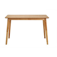 ESSTISCH Eschenfurnier B120 cm ELION - Grün, Holz (120/75/75cm) - Miliboo