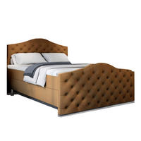 BOXBETT Roma Bonellfederkern inkl. 7-Zonen Topper T-30 mit Bettkasten - Cappuccino, Holz/Holzwerkstoff (120/200cm) - Best For Home