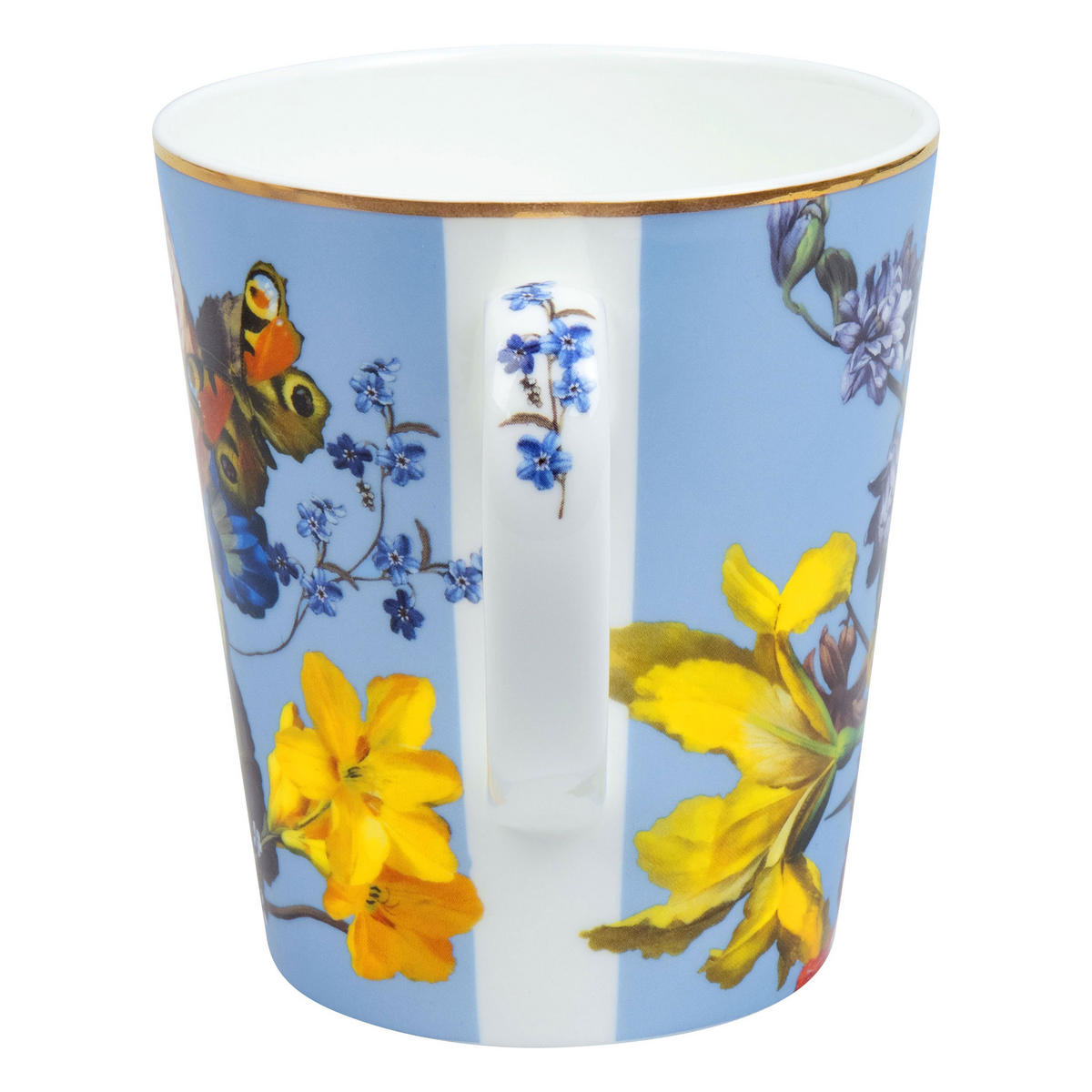 KAFFEEBECHER Wunderbar Flourish - Bouquet, mit Geschenkbox - Naturfarben, Keramik (0.6L) - Könitz