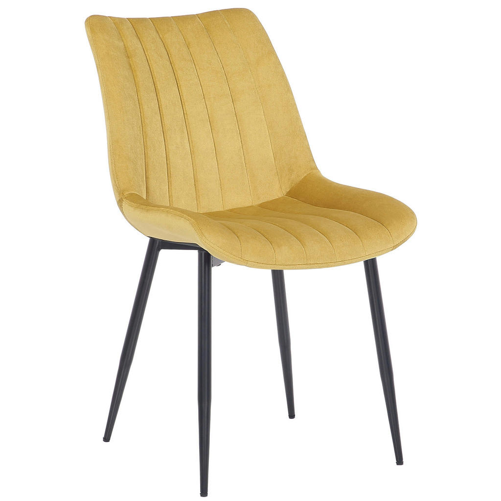 Thumbnail - CLP Stuhl, Gelb, Textil, 46x82x61 cm, Esszimmer, Stühle, Esszimmerstühle, Vierfußstühle