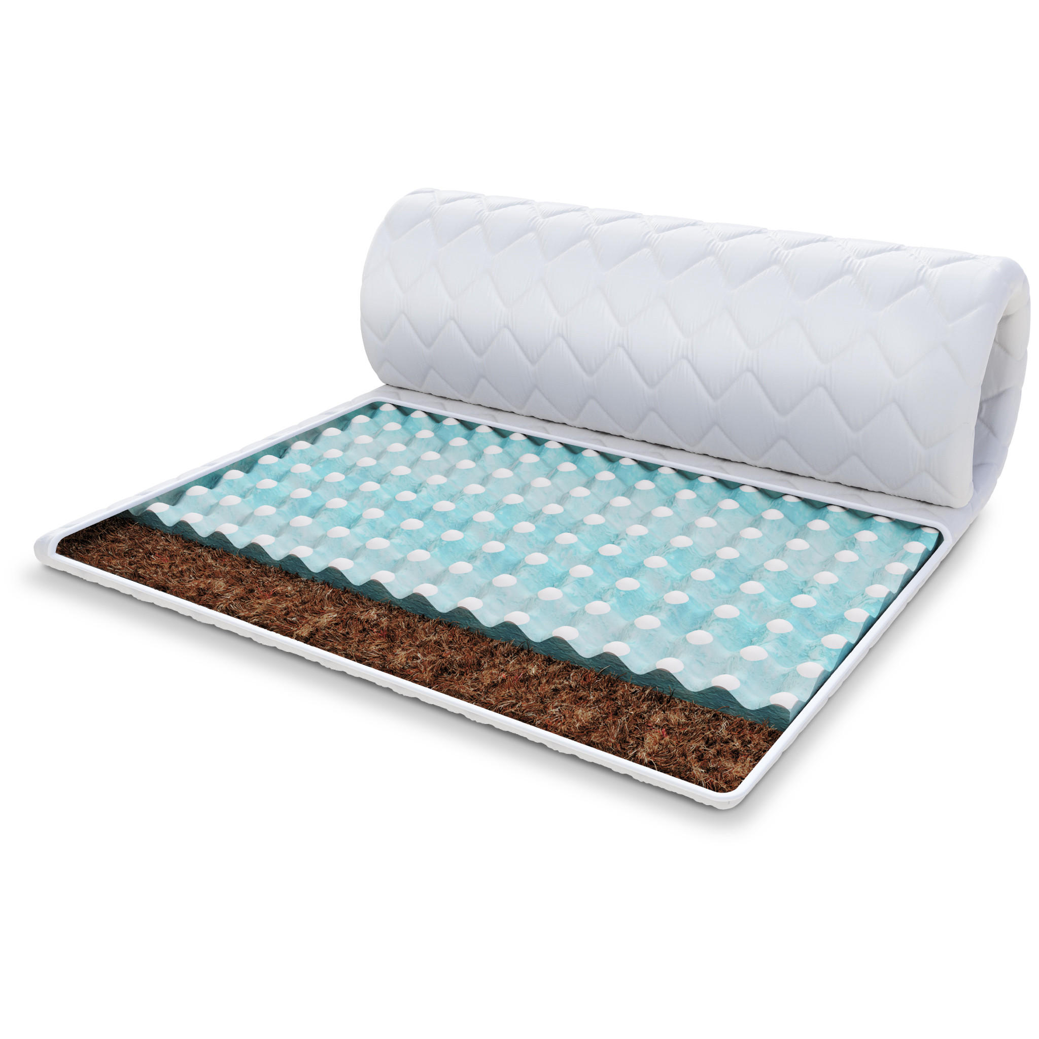TOPPER Malta Kokos 5 - Weiß, Textil (120/200cm) - FDM