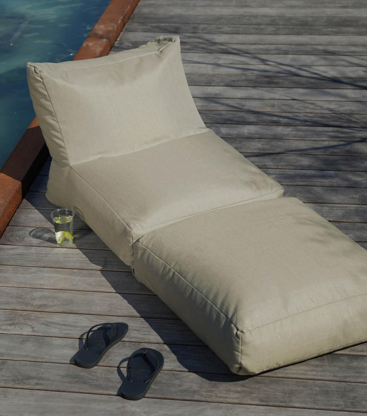 SITZSACK Der Summerdream - Beige, Textil (65/80/75cm) - Mokebo