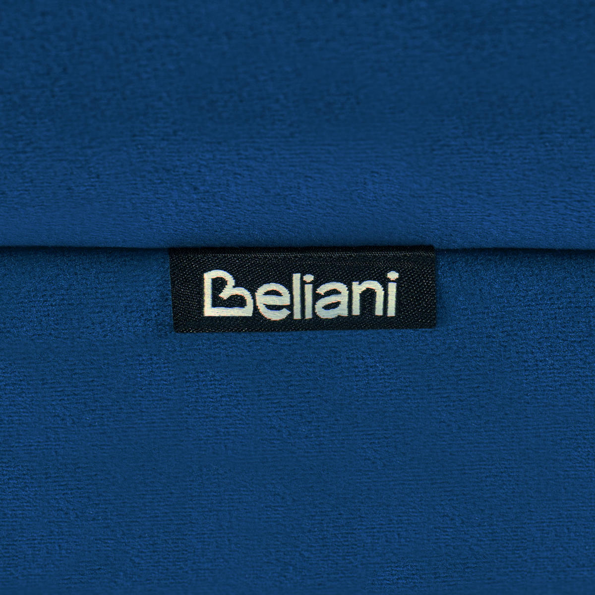 POUF Samtstoff Marineblau Arcadia - Hellblau, Textil (45/48/50cm) - Beliani