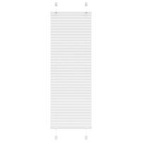 PLISSEE 45/100 cm Stoffbreite 44,4 cm aus Polyester Weiß - Weiß, Textil (45/100cm) - vidaXL