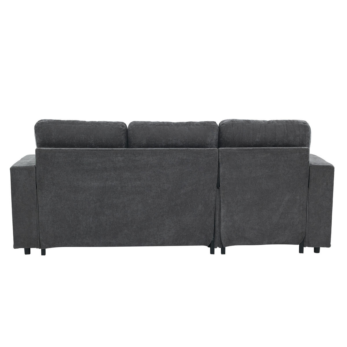 ECKSOFA 202/136/85 cm Grau mit Stauraum - Grau, Textil (202/136cm) - Oxeza