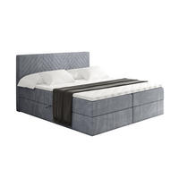 BOXBETT mit Matratze H3 und Lattenrost - VEXA - 120x200 - Grau Casablanca - Grau, Holzwerkstoff/Kunststoff (120/200cm) - ALTDECOR