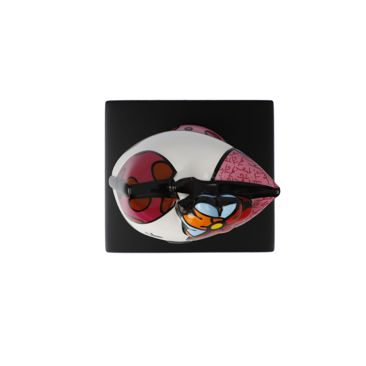 DEKOFIGUR Romero Britto Flowing, Porzellan, Bunt, 14.5 cm - Multicolor, Keramik (8.5/14.5/9.5cm) - Goebel