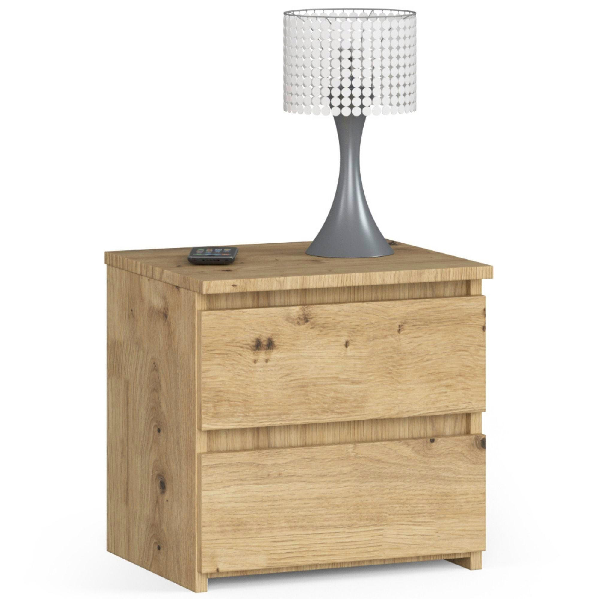 RAUMHIRSCH FURNITURE NOČNÍ STOLEK dub Artisan 40/40/35