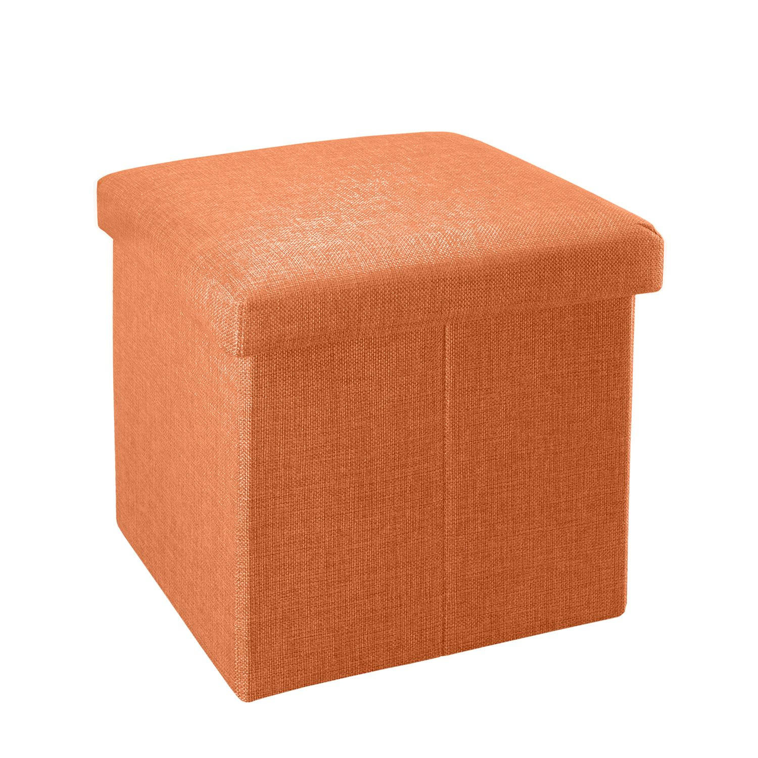 SITZBOX Faltbar 30/30/30 cm (Orange) - Orange, Textil (30/30/30cm) - Intirilife