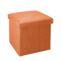 SITZBOX Faltbar 30/30/30 cm (Orange) - Orange, Textil (30/30/30cm) - Intirilife