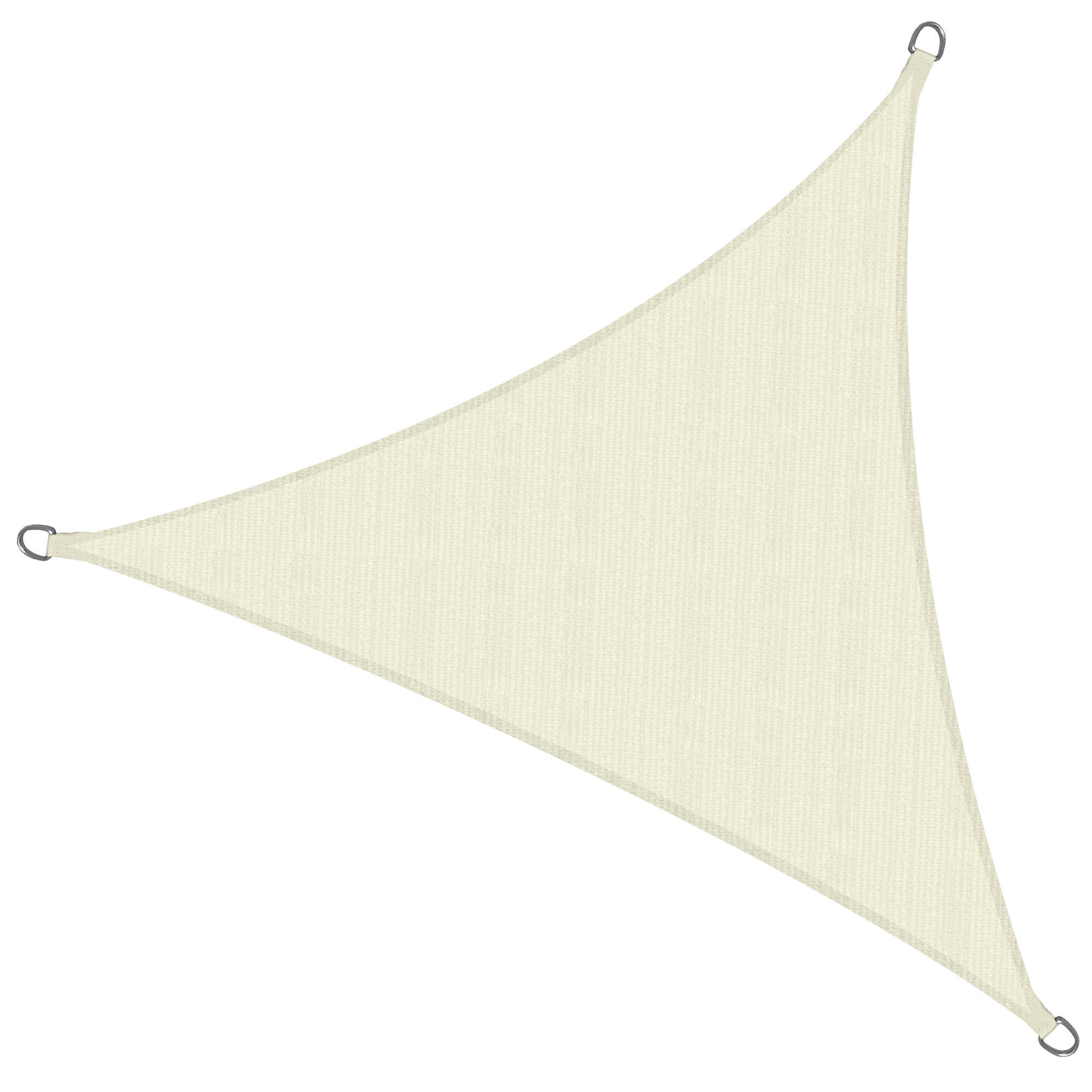 SONNENSEGEL SolVision HS9 360/360/360 cm dreieckig Creme HDPE - Creme, Kunststoff (360/360cm) - Sol Royal