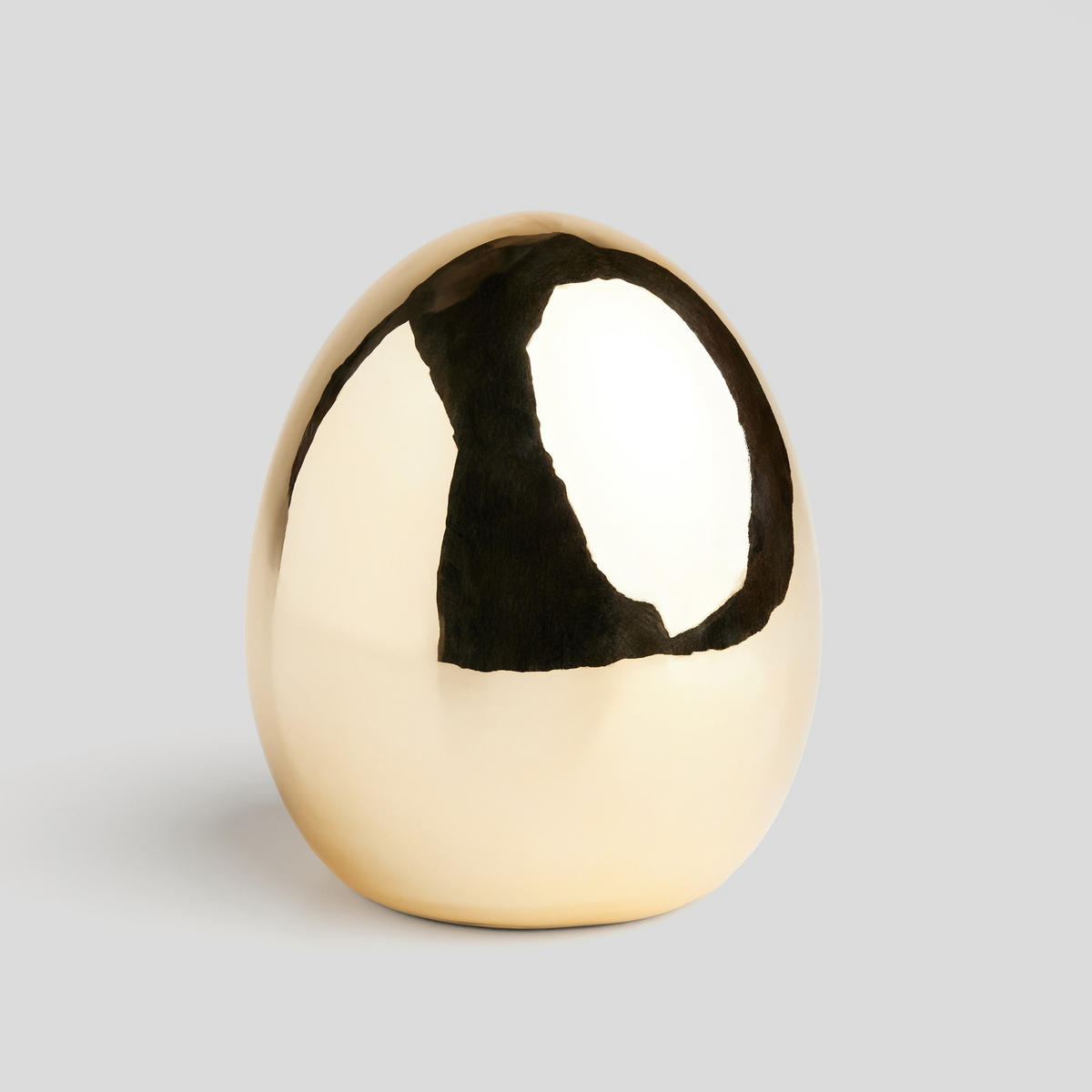 DEKOFIGUR Eggify - Goldfarben, Keramik (16.5/19/16.5cm) - home&you