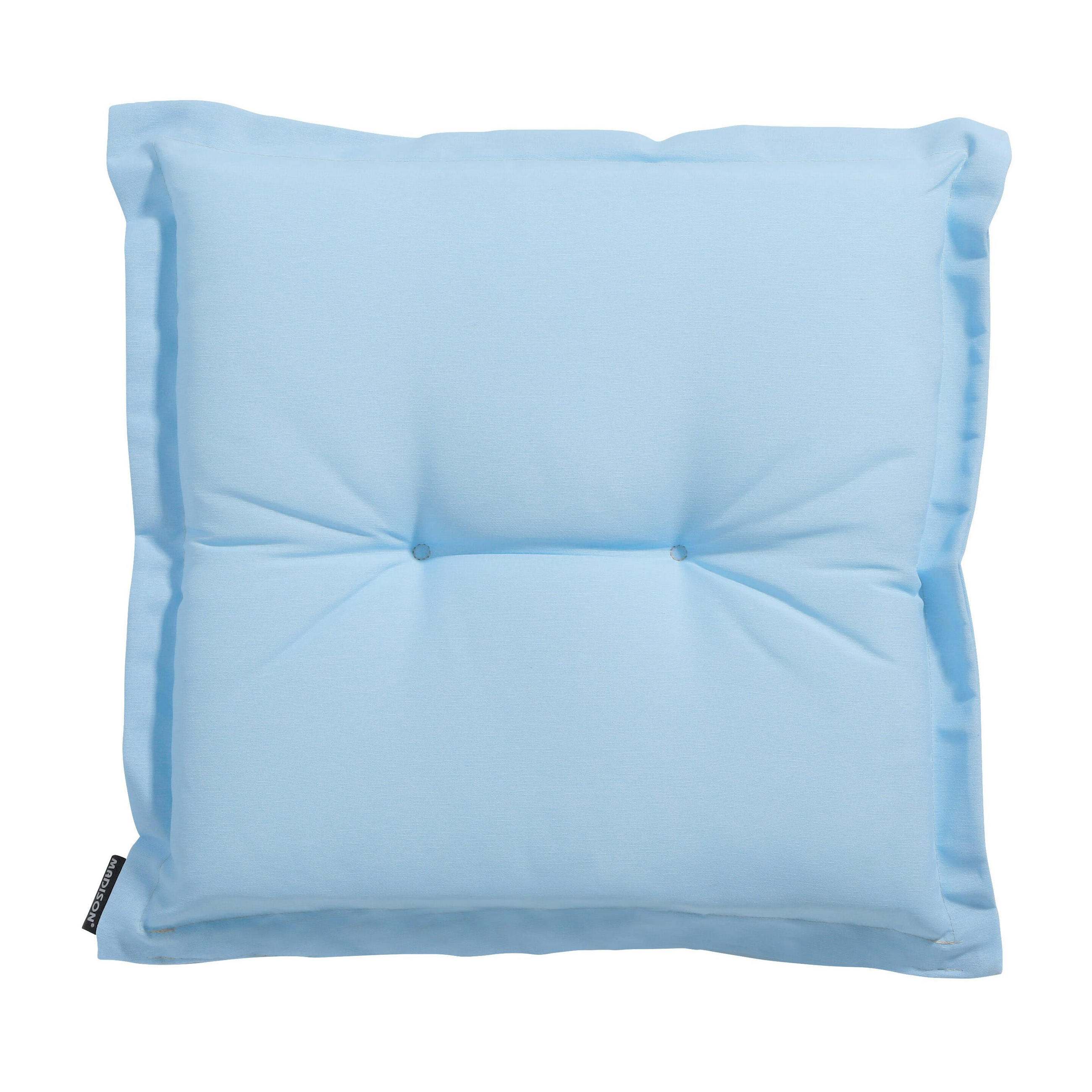 SITZKISSEN Panama 50/50 cm 4er-Set - Hellblau, Textil (50/5/50cm) - Madison