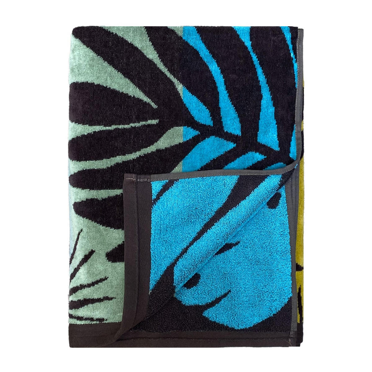STRANDTUCH Velours Jacquard Mehrfarbig 90x170 400g/m² - Vacances - Multicolor, Textil (170/90cm) - LE COMPTOIR DE LA PLAGE