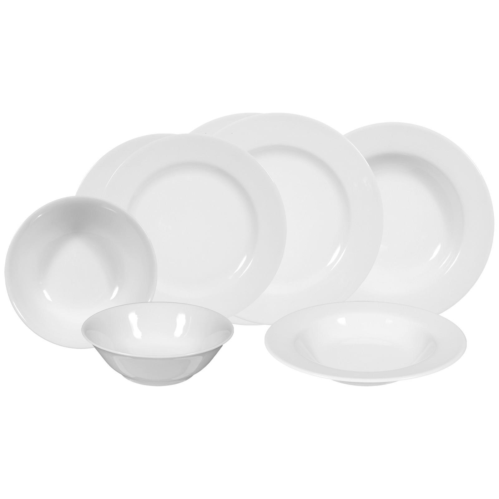 EINSTEIGER-SET Rondo/Liane weiß 8er Set - Weiß, Keramik (1/1/1cm) - Seltmann Weiden