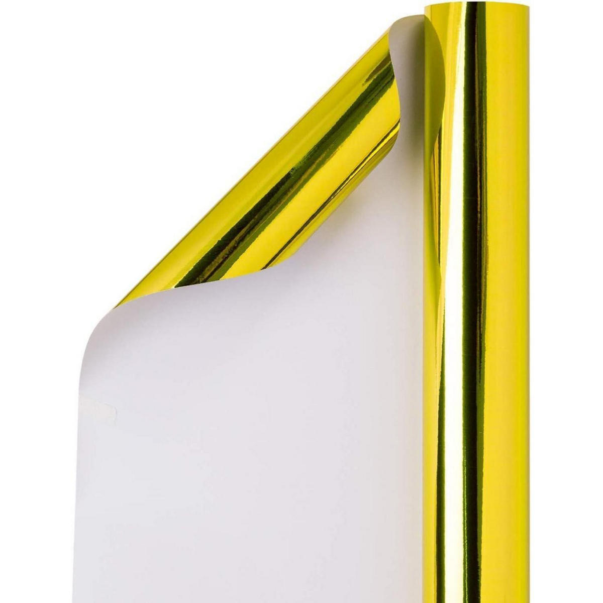GESCHENKPAPIER Gold Metallic 76 cm x 10 m - Goldfarben, Papier (4/4/76cm)