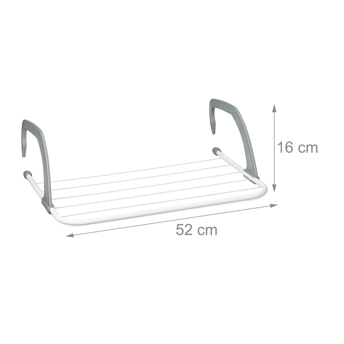 ZÁVESNÝ sušič - viacfarebná, kov/plast (52/16/35cm) - Relaxdays