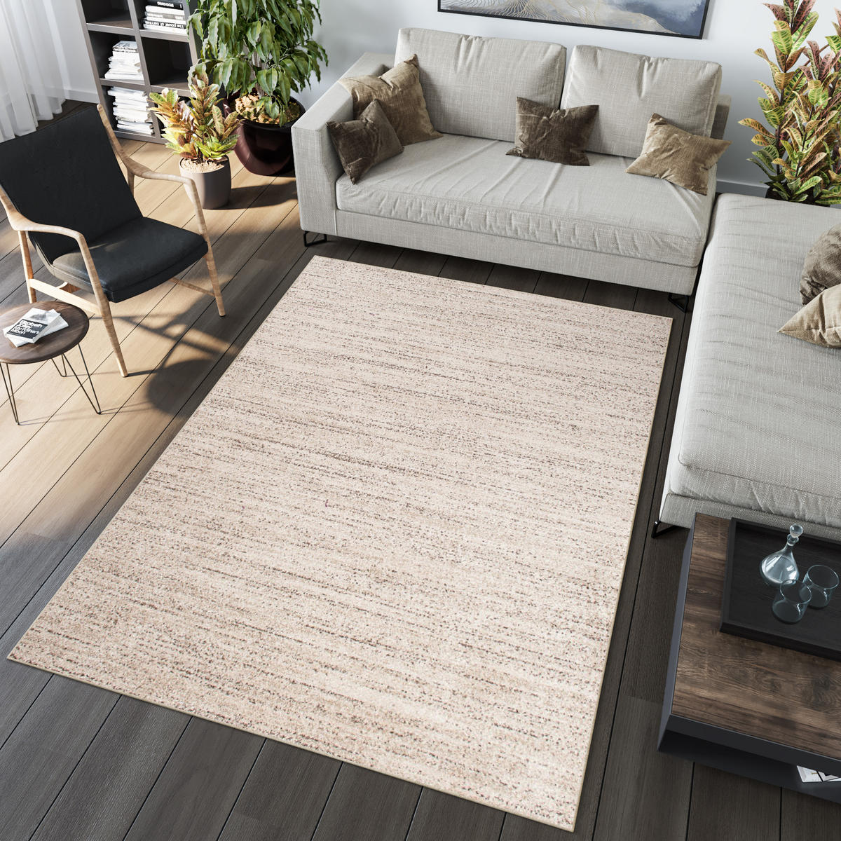 TEPPICH SARI Naturfarben 200/290 cm - Naturfarben, Textil (200/290cm) - Tapiso