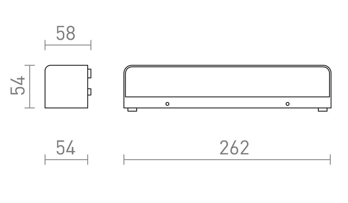 AUSSENLEUCHTE SAMPO Anthrazitgrau 9 W IP65 - Grau, Metall (26.2/58/54cm) - Rendl