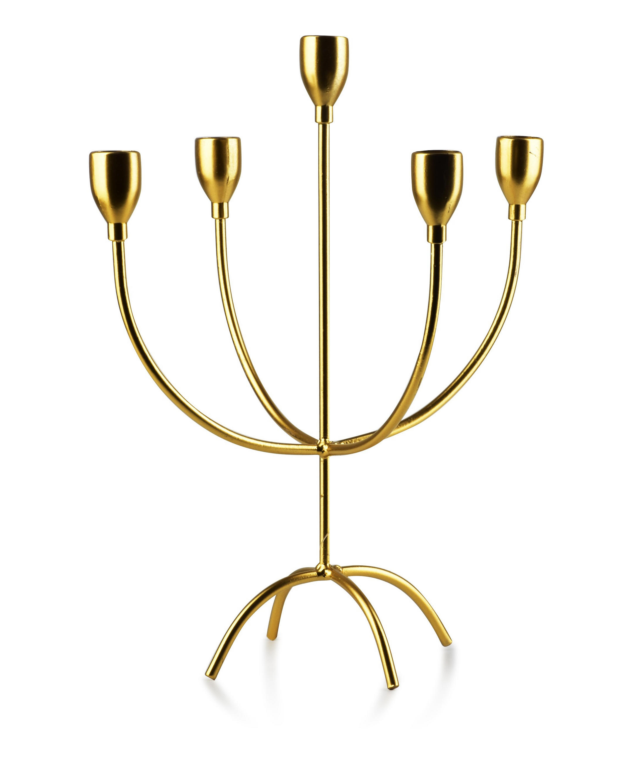 KERZENHALTER Cedric Gold 25/14/33 cm Metall - Goldfarben, Metall (14/33/25cm) - Mondex