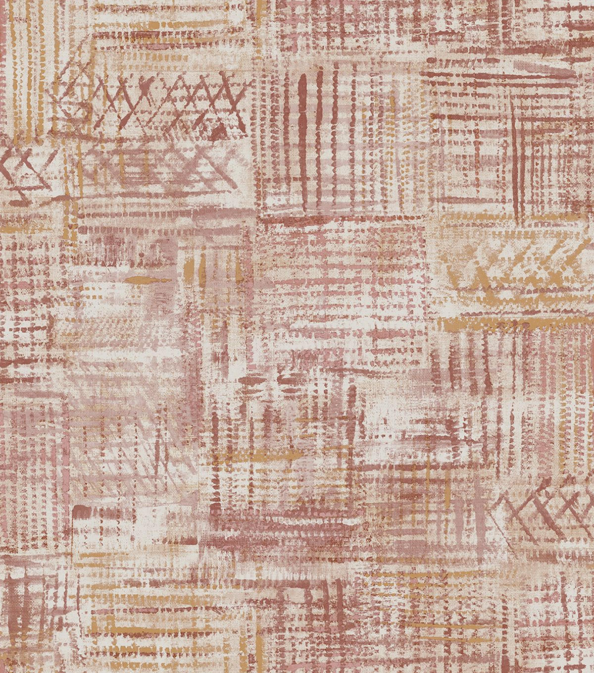 TAPETE grafisches Motiv 53 cm x 10,05 m - Terracotta, Papier (53/1000cm) - Sanders & Sanders