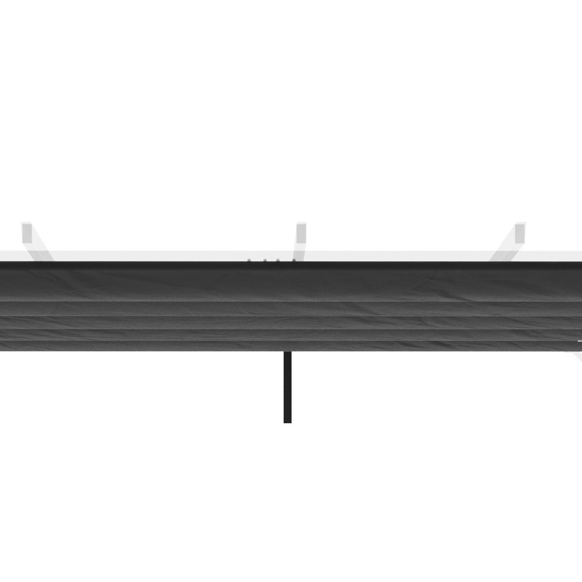 ERSATZDACH, Polyester, Dunkelgrau - Dunkelgrau, Kunststoff (255/6/250cm) - Outsunny